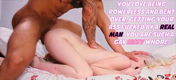 I'm a weak and obedient sissy