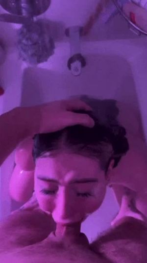 My ex gf cum guzzler