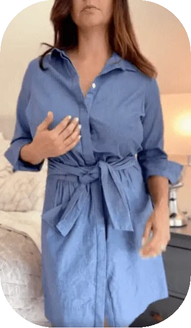 wife shows what's under her dress