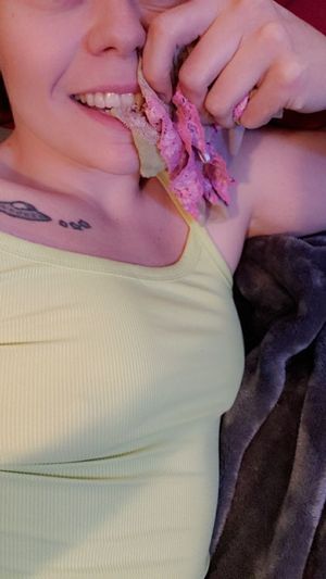 Put them in your mouth where they belong