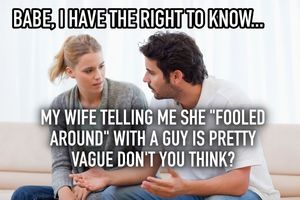 Means she's full of his seed.