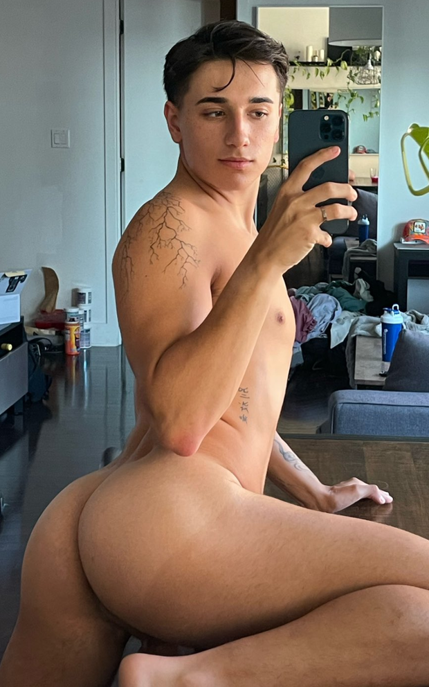 Proud of his ass