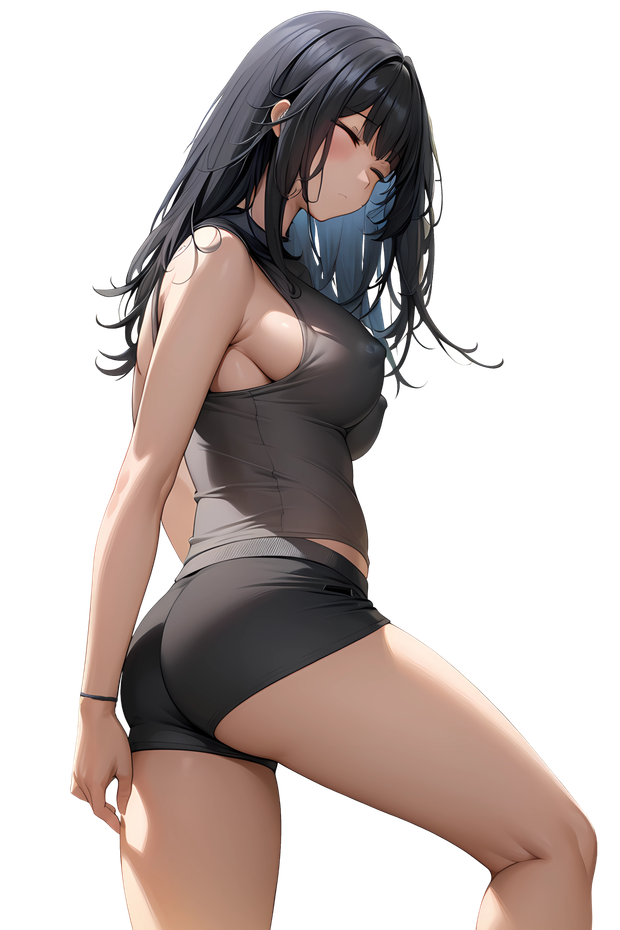 Hot sporty female