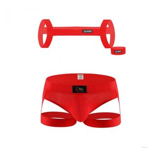 Sexy leggings String Sangle Culotte Montrer Grand caraco Sangle de poitrine Muscle Collants Ensemble String Jockstraps Lingerie Lutte Slips