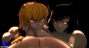 Burstingseas - yang xiao long & blake belladonna (2/2)