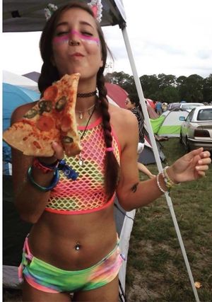 Hungry Cutie at the Festival