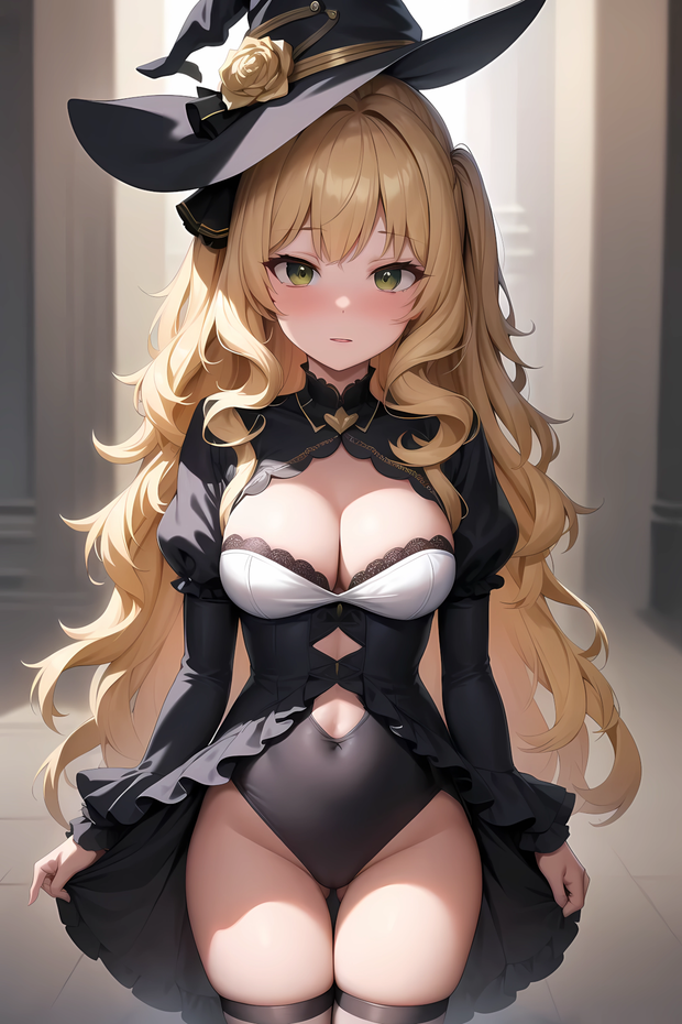 Cute anime wich