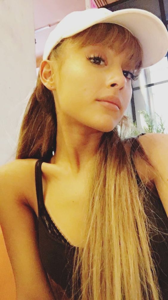 Ariana Grande in cap