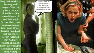 Sabrina (Kiernan Shipka) learns why witches are wary of ghosts