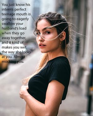 You'd only met his teenage intern once, but couldn't get her out of your head