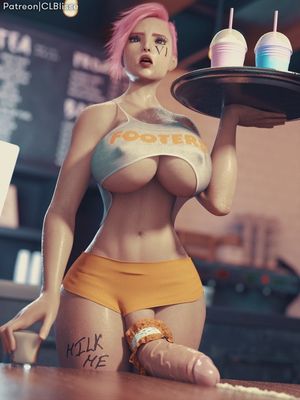 3D Futa. Who ordered my special white creamy milkshake