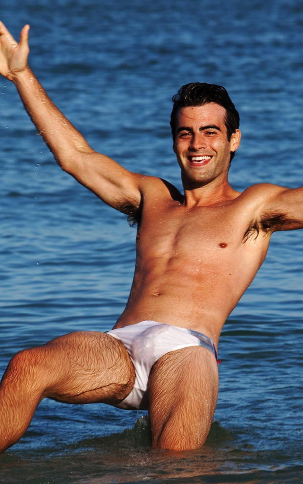 Wet speedo dick print