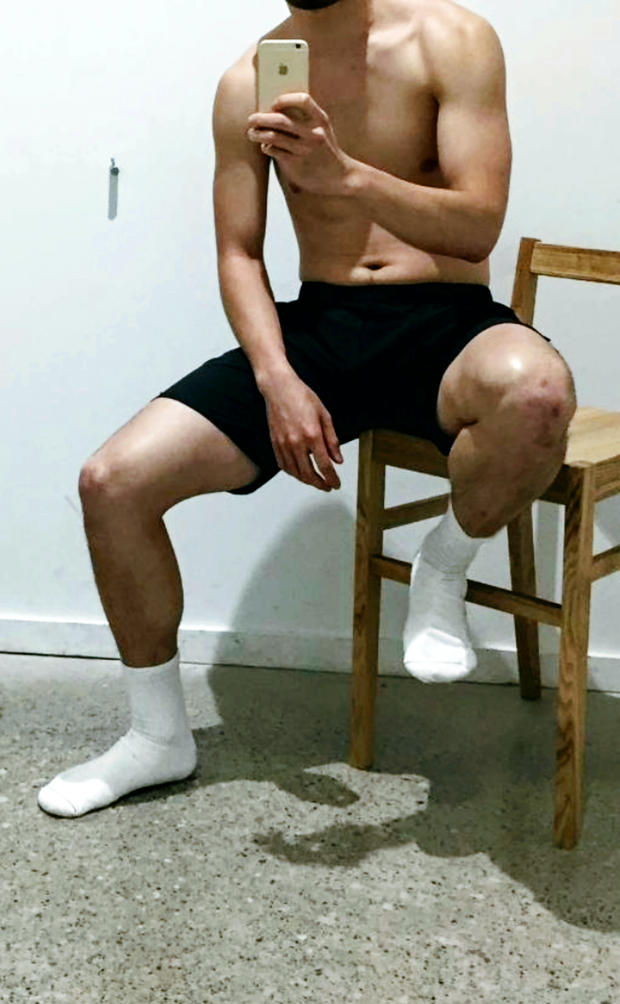Loving his figure