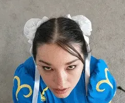 ChunLi gets facial