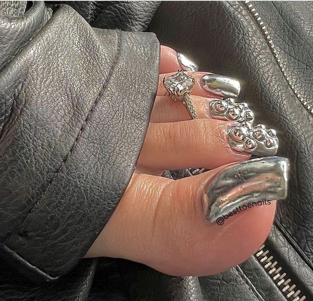 Sexy, chrome-like.