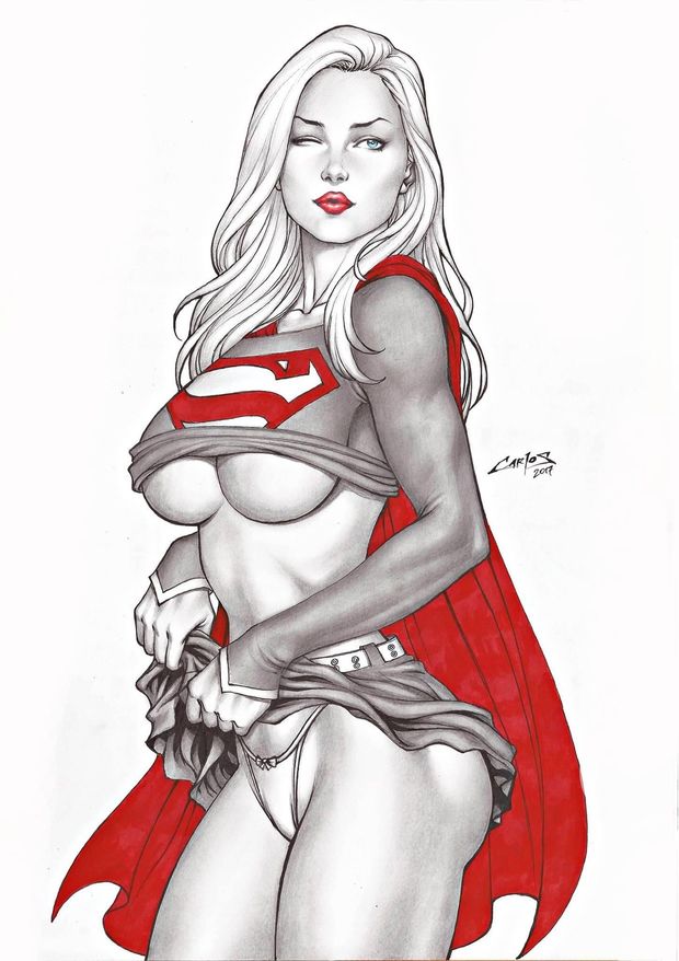 Slutty Supergrrl 2 by Carlos Augusto Braga