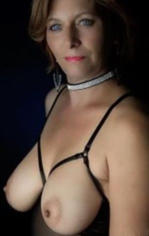 stunning blue eyes mature with flawless breasts