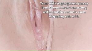 Cum really dresses up a pussy