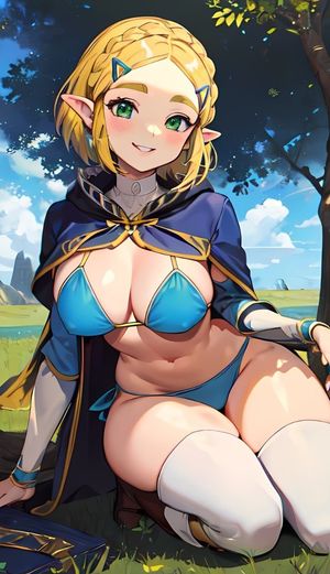 Zelda In Underwear happy looking at you