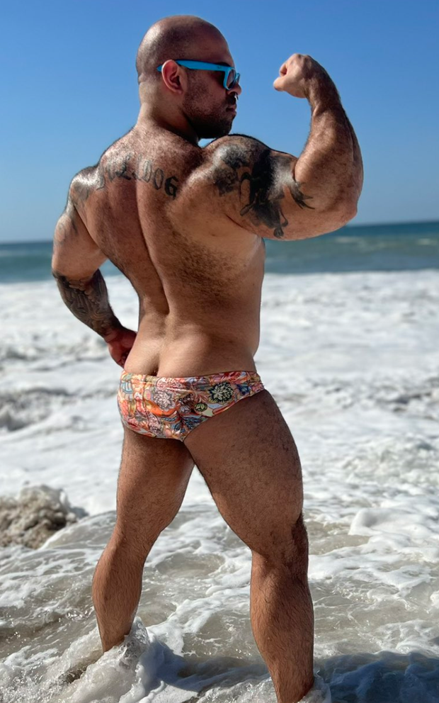 Speedo butt crack