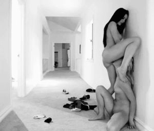 Licking pussy in public