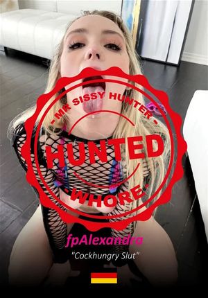 Cockhungry Slut hunted and caught