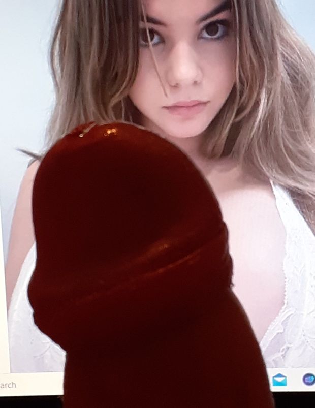 Ashley Tervort eyeing up my cock