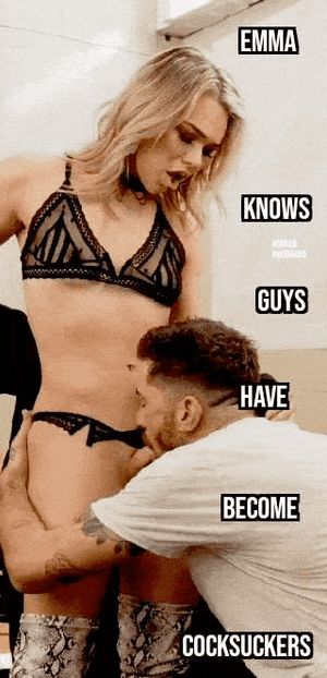 Emma knows str8 guys CRAVE COCK