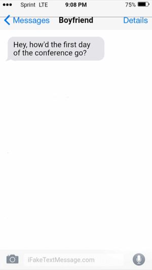 Cheating girlfriend sexts with her cousin in hotel room