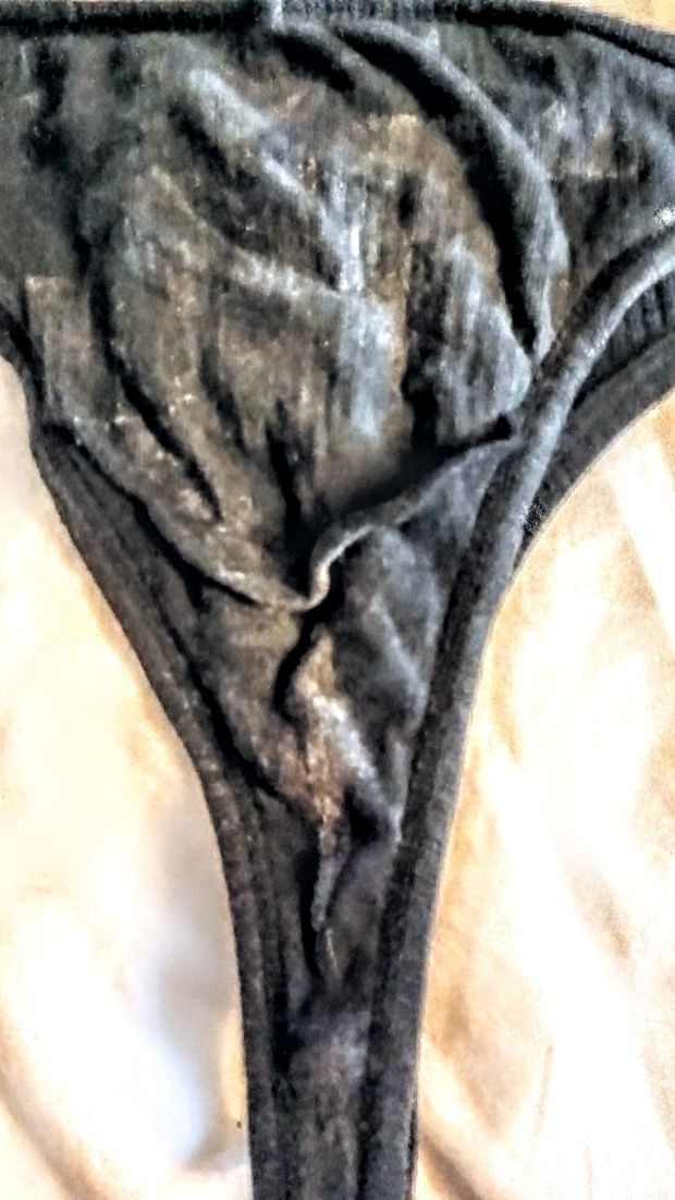 Girlfriends panties out of control all day then sucking my cock