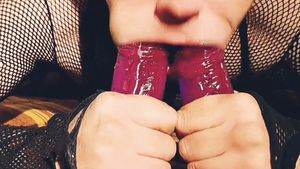 Zerznij mój pysk tak żebym się zrzygał