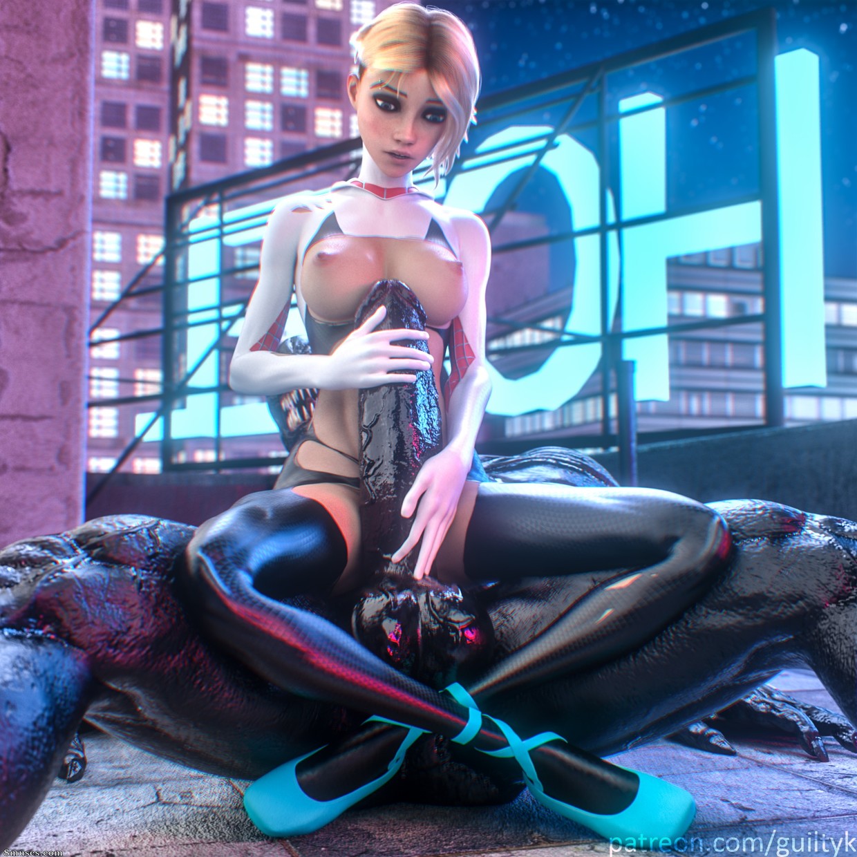 spidergwen wonders if she can handle venom