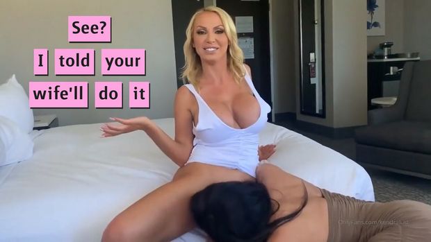 Your wife is licking a pornstar pussy right after a BBC scene. Your reaction?