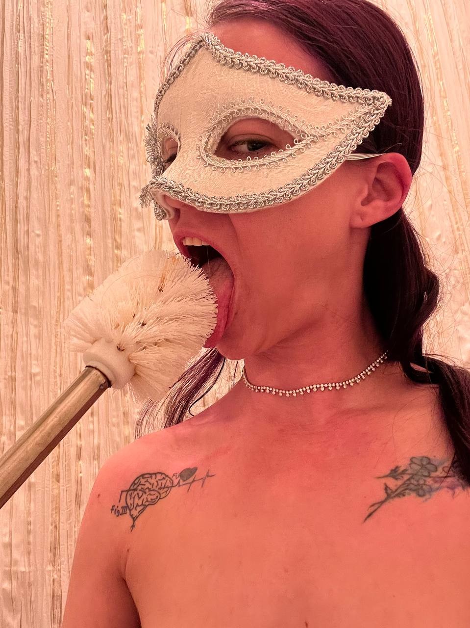 Humiliated slave
