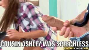 She realized that what she was looking for was in front of her