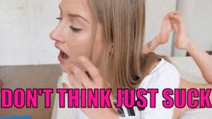 If a cock's in front of you just suck it