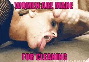 Cleaning, cooking and sucking!