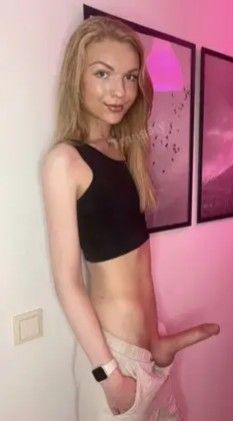 Skinny tgirl