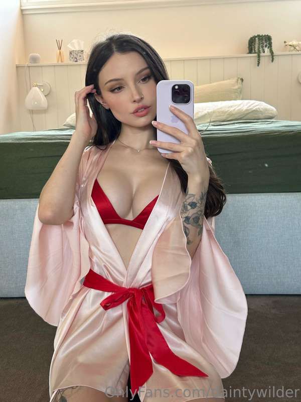 I'm draped in silk waiting for you..
