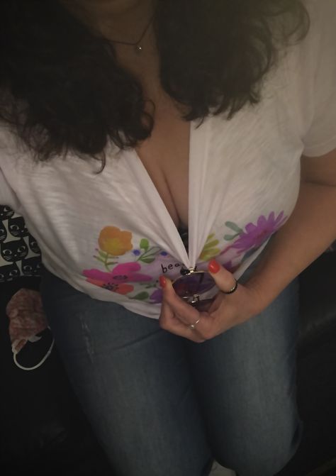 Down blouse