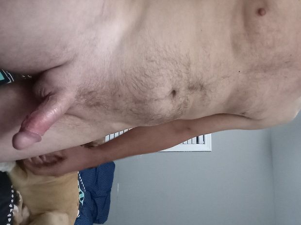 Semi hard penis