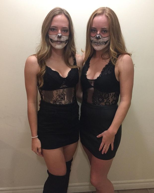 Spooky times two.