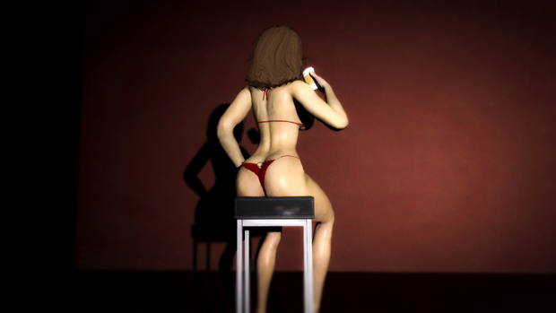 Mommy's busy drinking coffee and showing off.