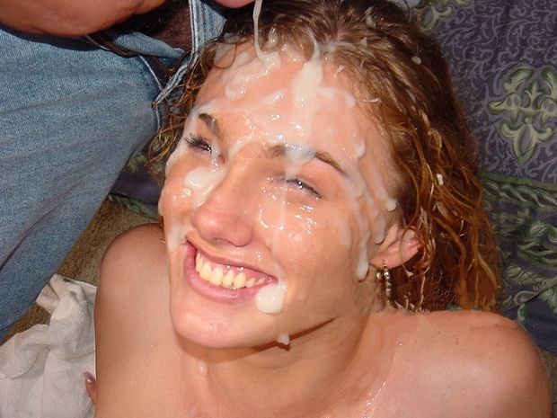 Gang bang cumshot