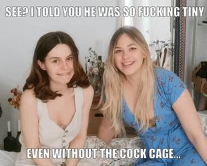 She allowed you an erection just to make fun of you