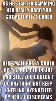 She never screamed so loud...and it was not (only) pain