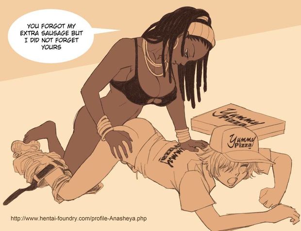 Fucking the pizza guy