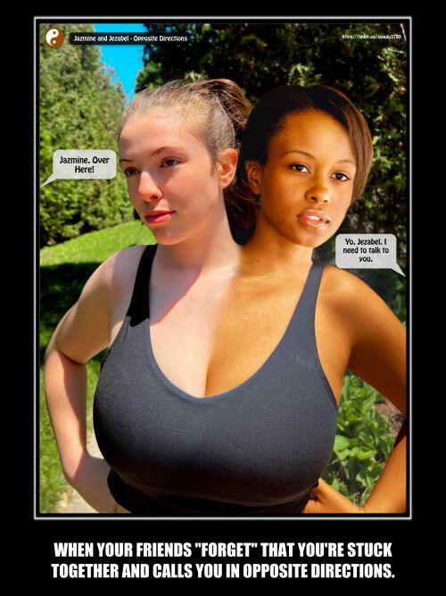 Jazmine and Jezabel - Opposite Direction Meme