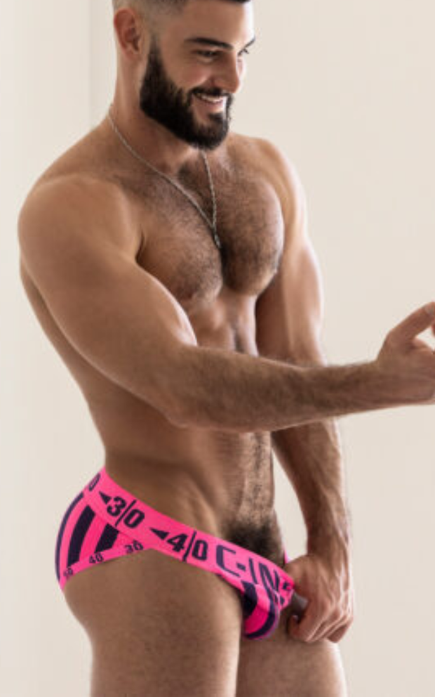 Hairy guy in undies