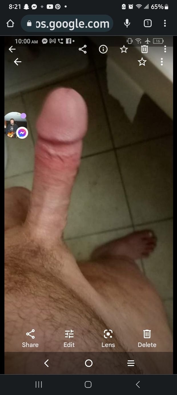 Above view hard cock